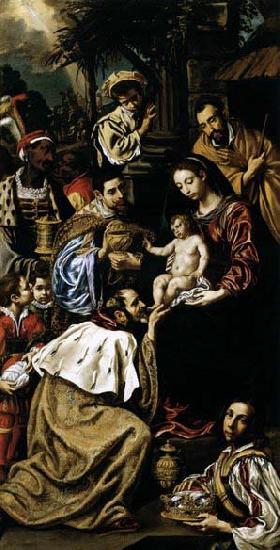 Luis Tristan The Adoration of the Magi oil painting image
